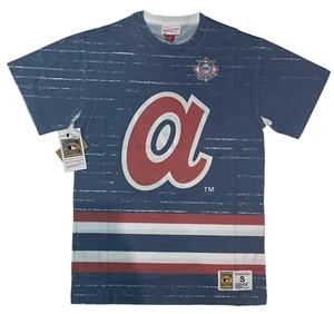 Mitchell and Ness MLB Jumbotron 3.0 Sublimated SS Tee-Atlanta Braves - Picture 1 of 7