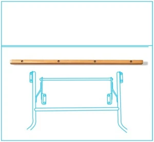 Wood Runner for 30x72 Party Event Dining Banquet Table Wedding BBQ Reception - Picture 1 of 1