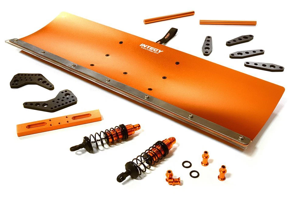 Alloy Machined Snowplow Kit for Axial 1/8 Yeti XL Rock Racer Buggy - Image 1 of 1