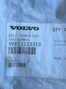  Volvo OEM Rubber Seal Part # VOE 11113313 FREE Shipping - Picture 1 of 6