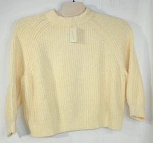 Universal Thread Co. Women's Yellow Cable Knit Sweater CHOOSE SIZE - Picture 1 of 23