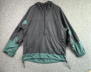 Nike ACG Fit Pullover Hooded Windbreaker Mens Medium Black 1/2 Zip - Picture 1 of 15