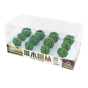 12Pack Simulation Bush Tree Scene Model For 1:35/1:48/1:72/1:87 Scenery Scale a - Picture 1 of 27