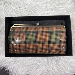 HOBO INTERNATIONAL• Mavis Hahnentritt Karo Leder Clutch Geldbörse (siehe Beschreibung) - Bild 1 von 18