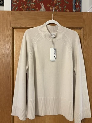 NEW Jaeger Wool/Cashmere soft jumper with side splits and wide sleeves size XL - Image 1 of 4