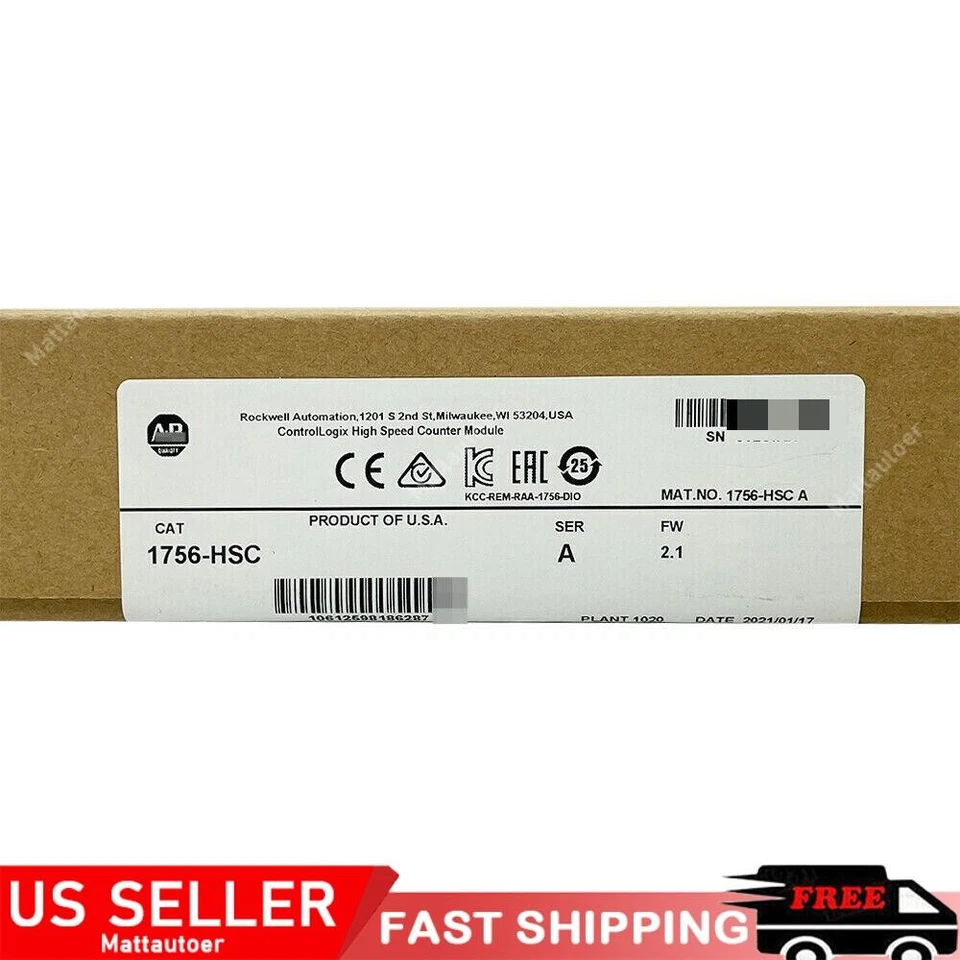 Modulo contatore ad alta velocità ControlLogix AB 1756-HSC/A nuovo sigillato in fabbrica 1756HSC - Immagine 1 di 3