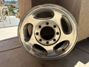 00-02 Dodge RAM 16” Polished 2500 3500 Pickup 8 Lug Wheel OEM (1) - Bild 1 von 4