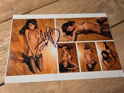 MICAELA SCHÄFER (EROTIK) signed Foto ca.20x30 Autogramm (3875) + COA - Bild 1 von 2