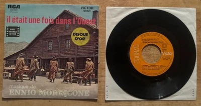 45 7" FRENCH SP SOUNDTRACK ONCE UPON A TIME IN THE WEST HENRY FONDA - Image 1 of 2