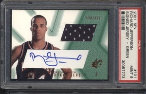 2001-02 Upper Deck SPx Richard Jefferson automático/800 novato RC 101 New Jersey Nets - Imagen 1 de 2