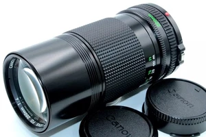 Nuevo teleobjetivo retrato MF casi nuevo Canon FD NFD 200 mm f/4 de Japón - Imagen 1 de 15