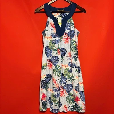 Vestido Corto Tommy Bahama Bogart Blooms M/M Aire Fresco Tropical Floral Foto 1 de 4