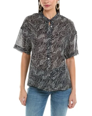 Top semi transparente Alpha Studio para mujer Foto 1 de 2