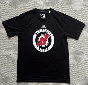 Adidas Ultimate Tee New Jersey Devils T-Shirt - Black - Large - Picture 1 of 4