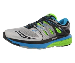 Saucony Men's Zealot Iso 2 running Shoe, Blue/Slime/Silver, 10 M US - Picture 1 of 11