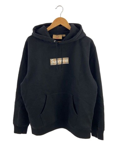 Supreme Felpa con Cappuccio 22SS Box Logo Felpa con Cappuccio M Cotone Nero Usata