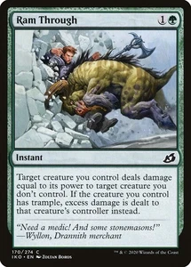 RAM THROUGH X 4 N/M- IKORIA: LAIR OF BEHEMOTHS MTG - Picture 1 of 1
