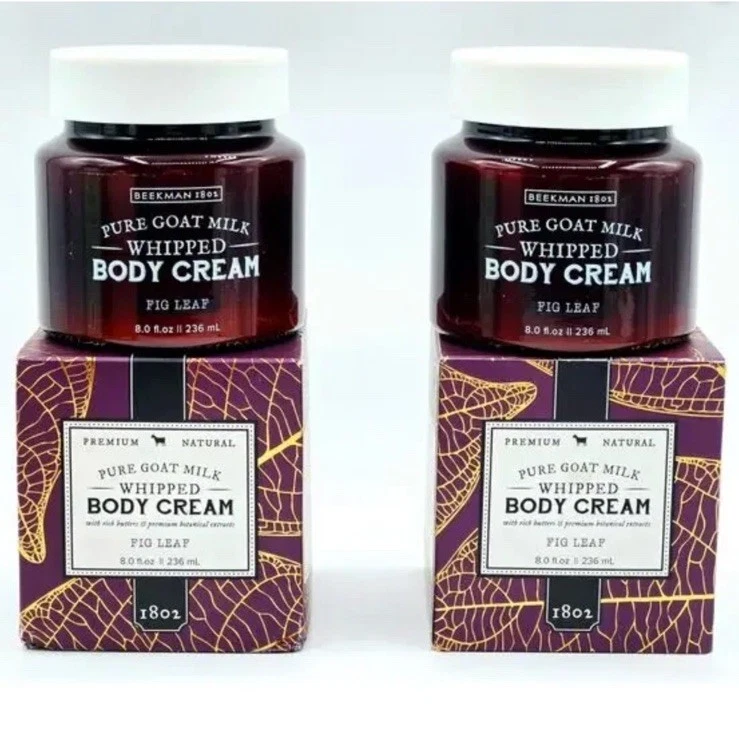 (упаковка из 2) Beekman 1802 козье молоко ФИГОВЫЙ ЛИСТ взбитый крем для тела - Изображение 1 из 1