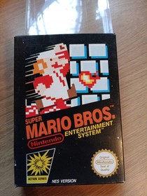 Super Mario Bros Nintendo NES vintage 1985 Game Wirh Box.