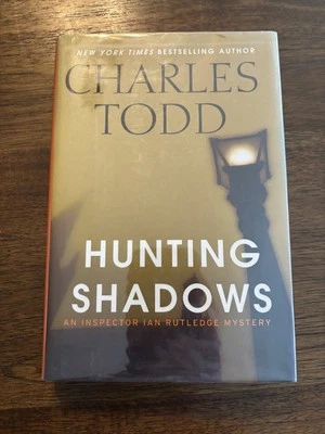 SIGNED Hunting Shadows by Charles Todd 1st Printing First Edition 2014 HCDJ - Image 1 of 4