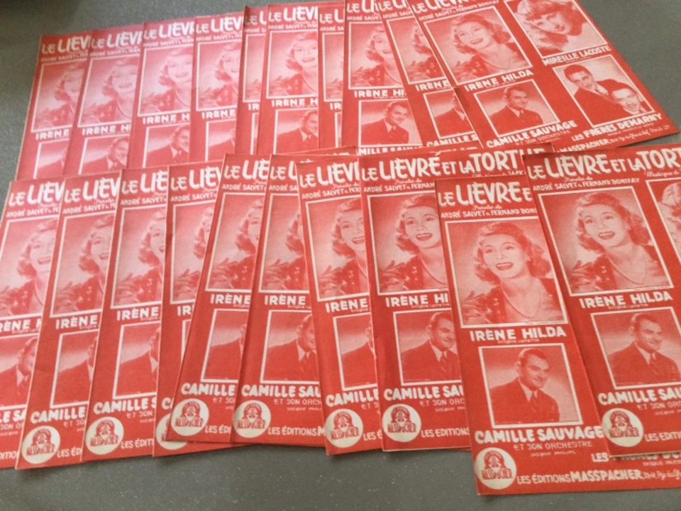 LOT DE  20 PARTITIONS ANCIENNES - Photo 1/1