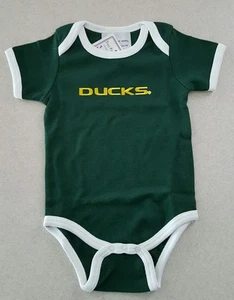 Oregon Ducks Baby Bodysuit NEWBORN Green Embroidered Logo Infant  #18716 - Picture 1 of 5