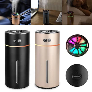 Waterless Car Diffuser for Essential Oils 300ml Smart Air Fresher Colorful Light - Picture 1 of 10