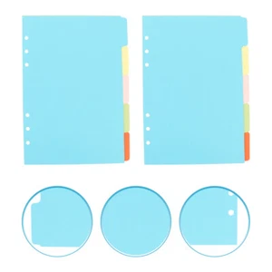 10pcs Binder Dividers Tabs Binder Accessory Binder Page Divider - Imagen 1 de 11