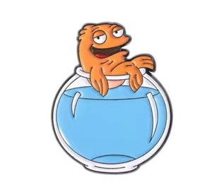 American Dad enamel pin - Klaus and fishbowl - Free AU Post - AU Stock - Picture 1 of 1