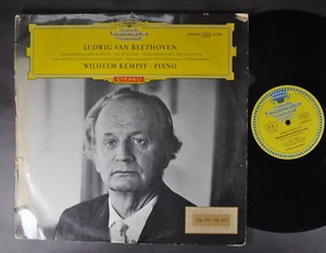 WILHELM KEMPFF BEETHOVEN Hammerklavier-Sona LP 138 944 DGG RED STEREO TULIP - Picture 1 of 2