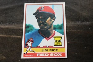 TARJETA AUTOG'D JIM RICE HOF 1976 BOSTON RED SOX - Imagen 1 de 1