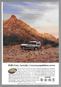 1996 Land Rover Discovery Hell's Gate Australia & Visa U.S. Olympics Print Ads - Picture 1 of 2