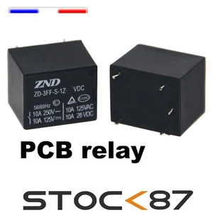 998# 1 to 10pcs PCB relay 10A 3V 5V 9V 12V 24V - Imagen 1 de 2