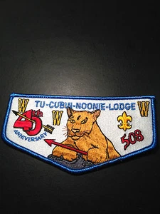 OA TU-CUBIN-NOONIE LODGE 508 S24 45th ANN FLAP - Picture 1 of 1