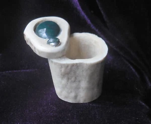 Bloodstone Elk Antler Stash Box Cruelty Free Trinket Case Keepsake Box OOAK Deer - Picture 1 of 9