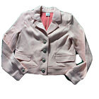 Cabi Blazer Jacket Womens Size Med Style Knit Red Pink Bomber Style 5301 Barbie