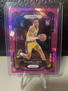 Maxwell Lewis 2023-24 Panini Prizm Rookie Pink Ice #143 RC Lakers - Imagen 1 de 2