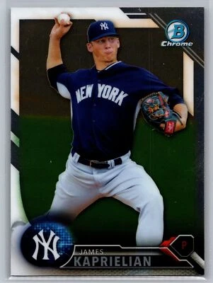 2016 Bowman #BCP71 James Kaprielian Chrome Prospects *YA - Image 1 of 2