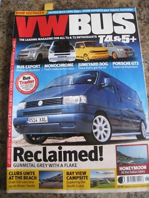 VWBUS MAGAZINE ISSUE 25 BUS EXPORT MONOCHROME JUNKYARD DOG PORSCHE GT3 - Image 1 of 3