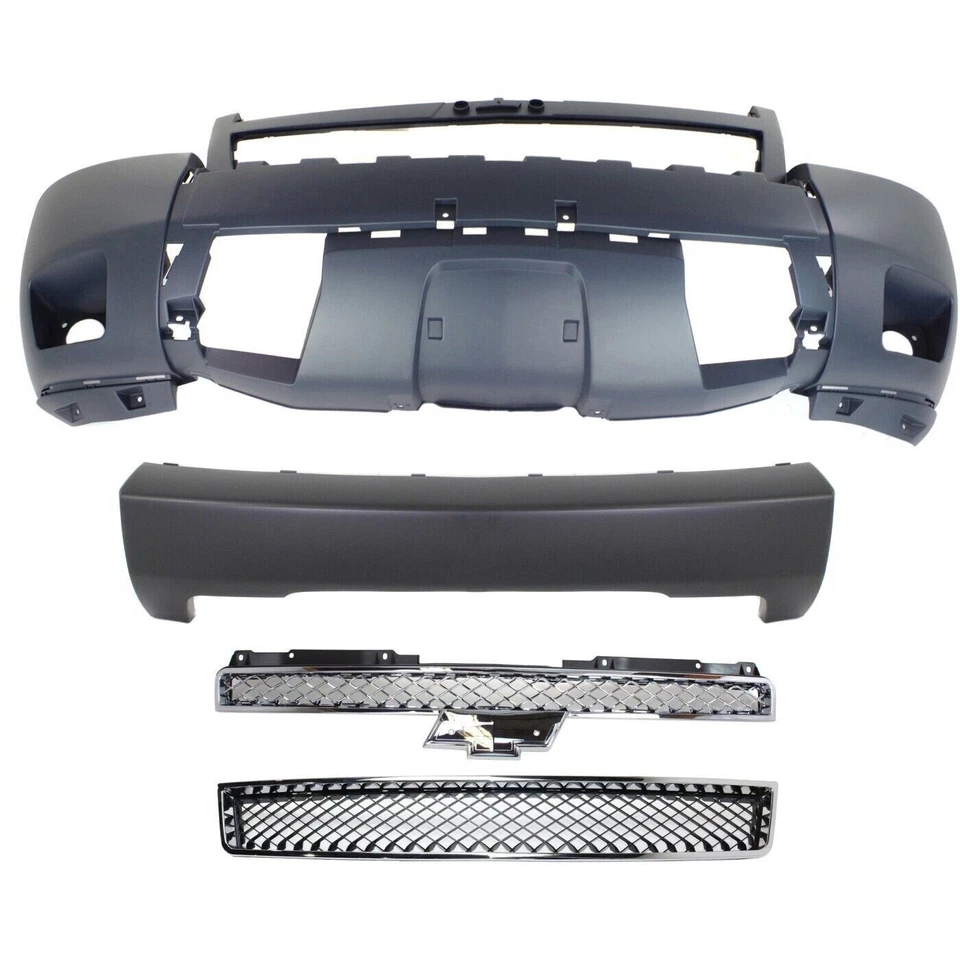 Juego de 4 kit de cubierta de parachoques delantero para Chevrolet Tahoe 2007-2014 Foto 1 de 4