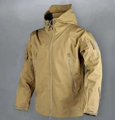 Tactical Jacket Mens Waterproof Military Coat Soft Shell Work Windbreaker Jacket - Image 1 of 4
