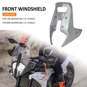 Windshield Wind Screen Deflector Visor For 790 890 ADVENTURE R RALLY 2023 2024 - Picture 1 of 10