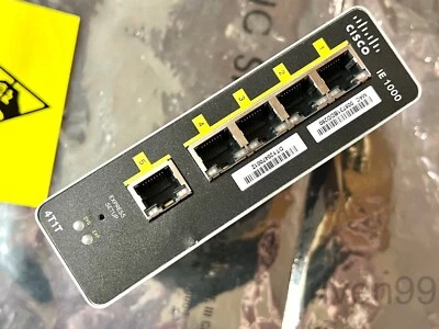 Cisco IE 1000 5-port 10/100Mbps Industrial Managed Ethernet Switch, Panel Mount - Image 1 of 4