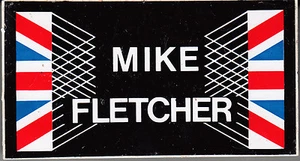 AUTOCOLLANT "MIKE FLETCHER" - Picture 1 of 1