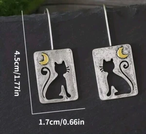 cat earrings fashion jewelry NEW Free Shipping - Picture 1 of 2