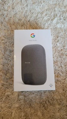 GOOGLE Nest Audio Smart Speaker Charcoal Brand New Sealed - Image 1 of 3
