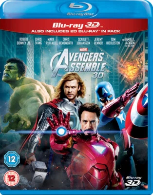 Avengers Assemble Blu-Ray (2012) Robert Downey Jr., Whedon (DIR) cert 12 2 - Image 1 of 2