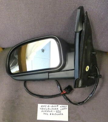 NEW  2002-2008 Chevrolet Trailblazer Left Driver Side Mirror   TYC # 2130032 - Изображение 1 из 4