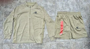 Champion Kid's Unisex Olive Green 2-Piece Set (Age 9-10 yrs) - BNWT - Picture 1 of 3