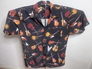 Camisa de Colección Gibson Tour Wear Para Hombre Guitarras Manga Corta Abotonada - Talla XL - Imagen 1 de 6